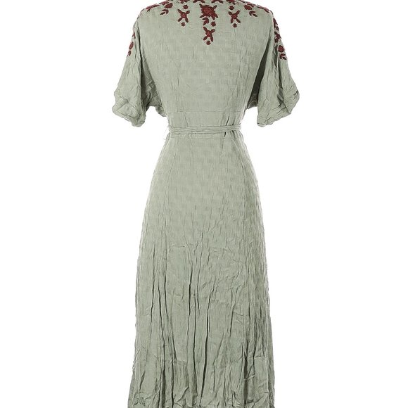 Free People Love To Love You Midi Dress in Rare Mint Green XS - Picture 4 of 4